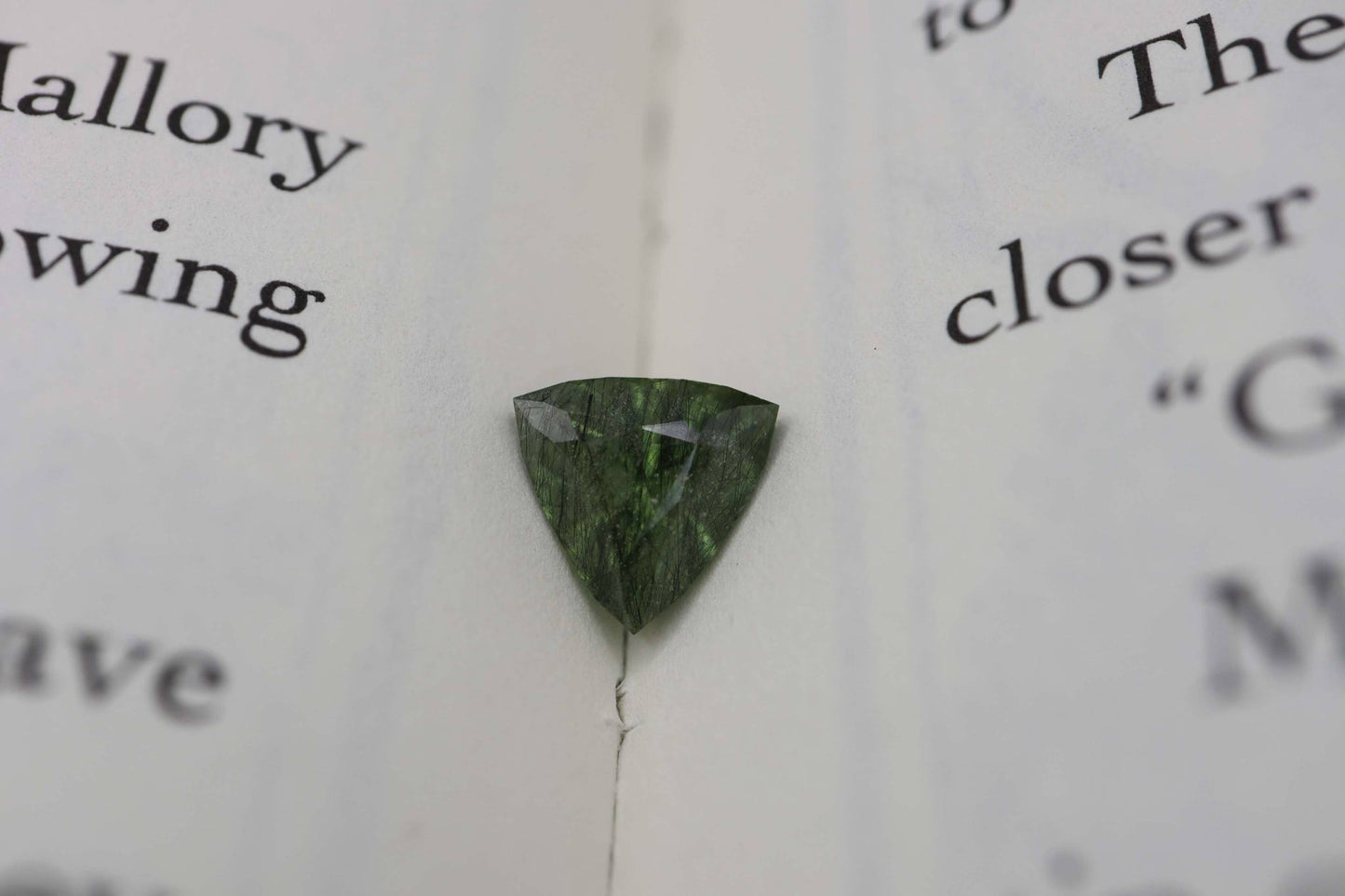 Necklace with a Ludwigite Peridot