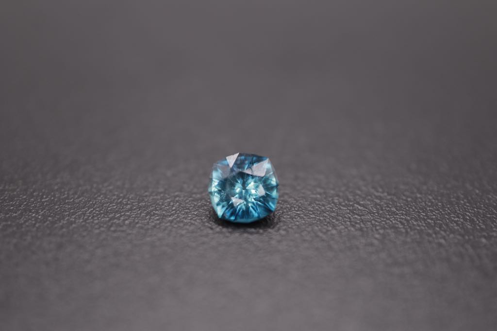 Necklace with a blue tourmaline from Maine