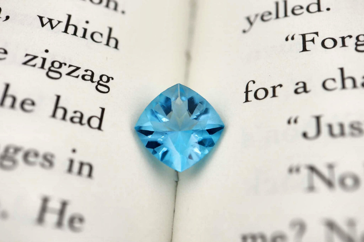 Electric blue topaz