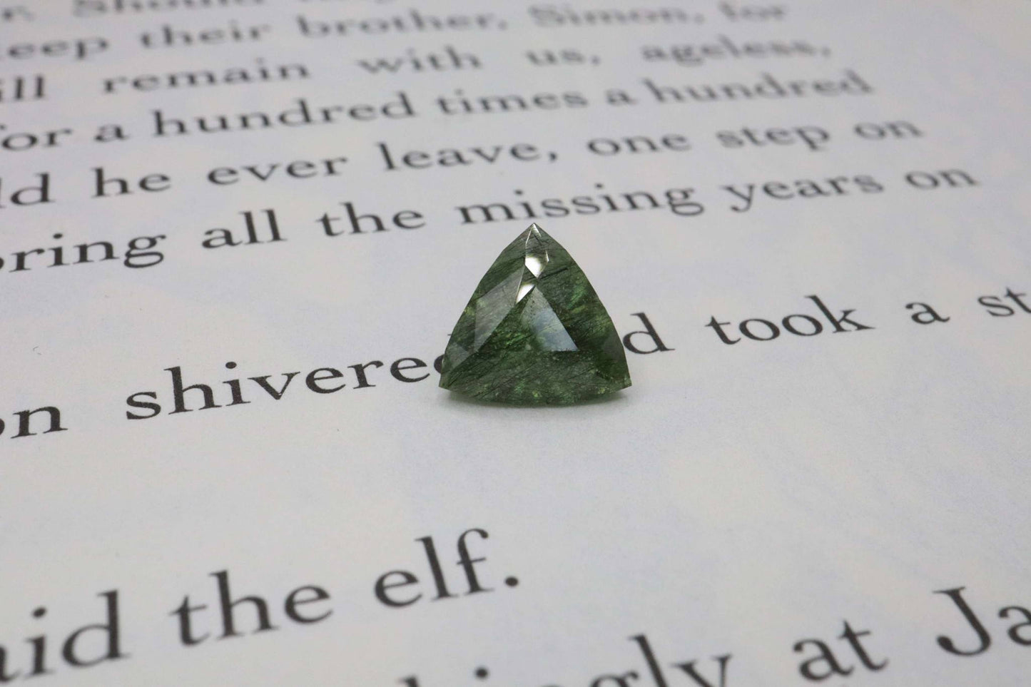 Necklace with a Ludwigite Peridot