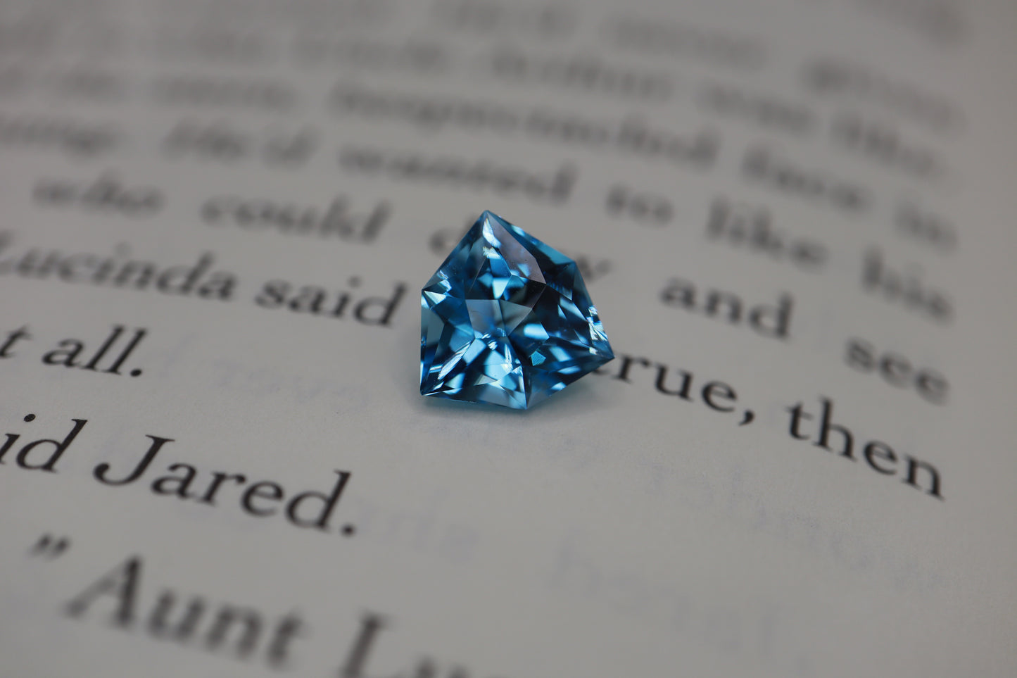 Electric blue topaz