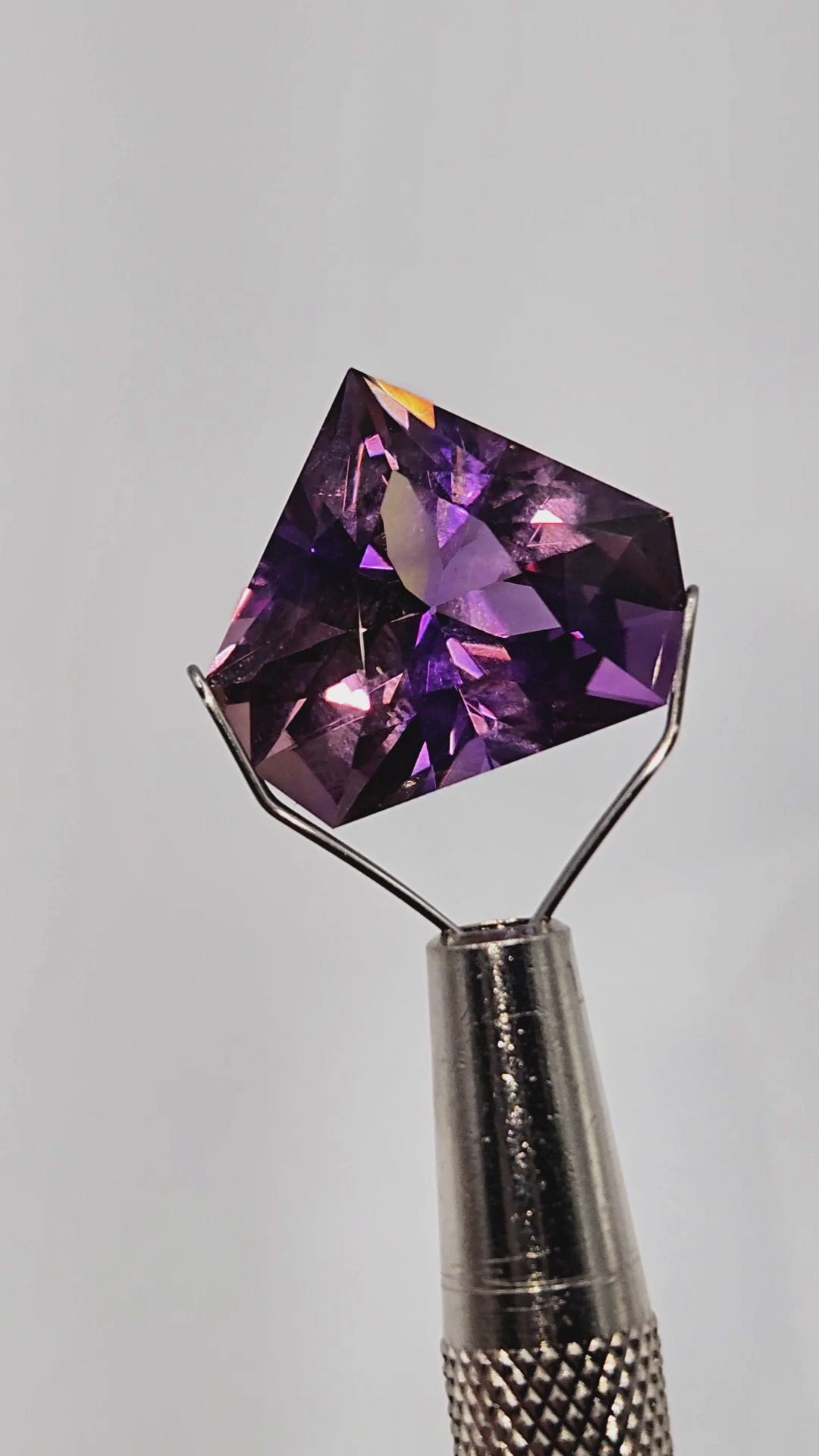 (新品)希少 amethystプレート20.5cm Quartz var. Amethyst from Namibia - AMT-19 - Fine Art Minerals