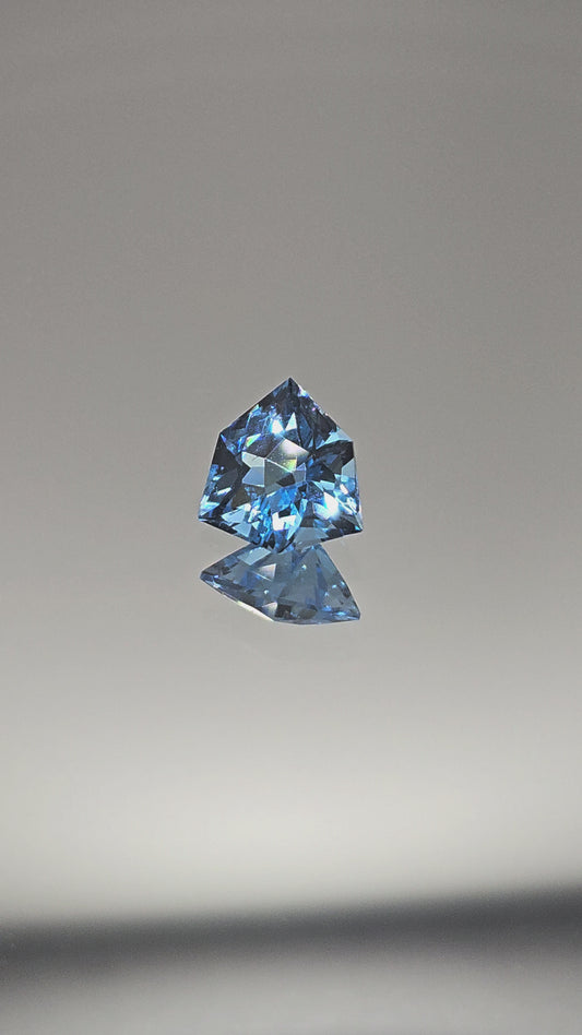 Electric blue topaz