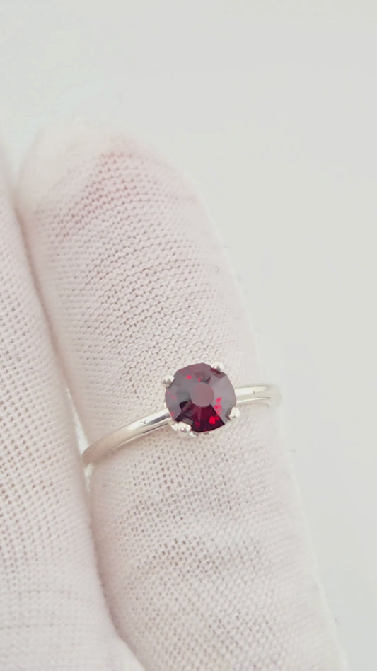 Gore Mountain garnet ring - size 5.75US