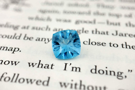 Electric blue topaz