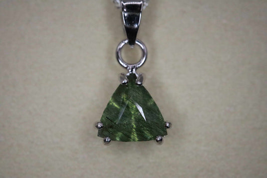 Necklace with a Ludwigite Peridot