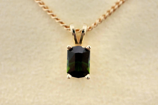Pendentif 14k tourmaline du Maine